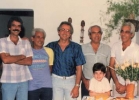 Os cinco irmãos: Francisco, Fabiano, Luiz Carlos, Walter e José (com seu filho Carlos Leonardo).